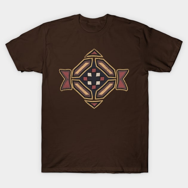 Ancient Geometry Abstract Art T-Shirt by ddtk